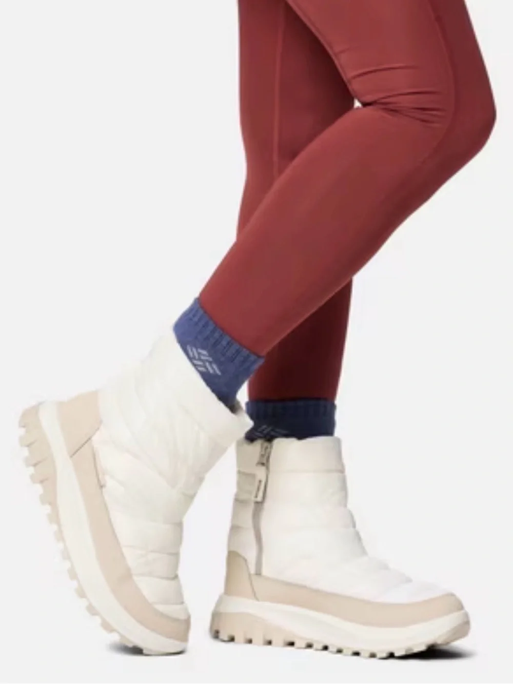 Columbia | Snowtrot Mid White Women's Puffer Winter Boots